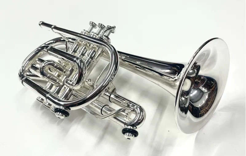 Hanson Championship Model Cornet - 25 year Sheffield Silver plate-6